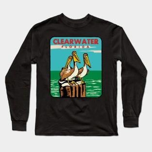 Vintage Clearwater Decal Long Sleeve T-Shirt